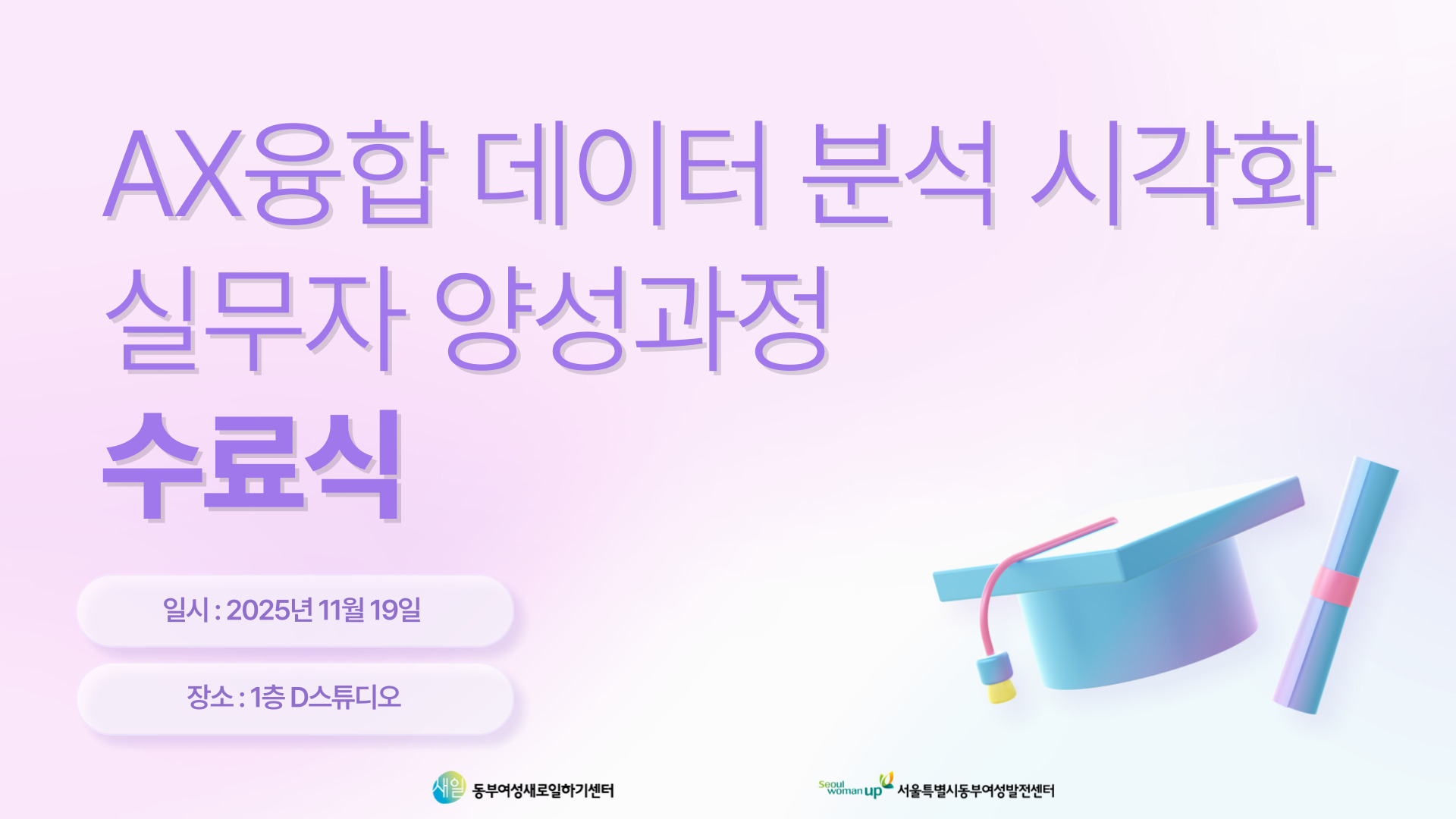 	AX융합 데이터분석 시각화 실무자 양성과정 수료식